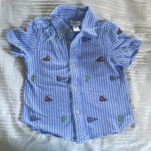 Ralph Lauren short sleeve button down polo shirt